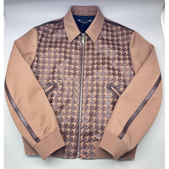 New Brown Men's Jacket Berluti Leather Jacket