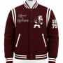 Alabama A&M University Burgundy Style Varsity Jacket - Unisex