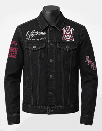 Alabama A&M University Style Denim Jacket - Unisex