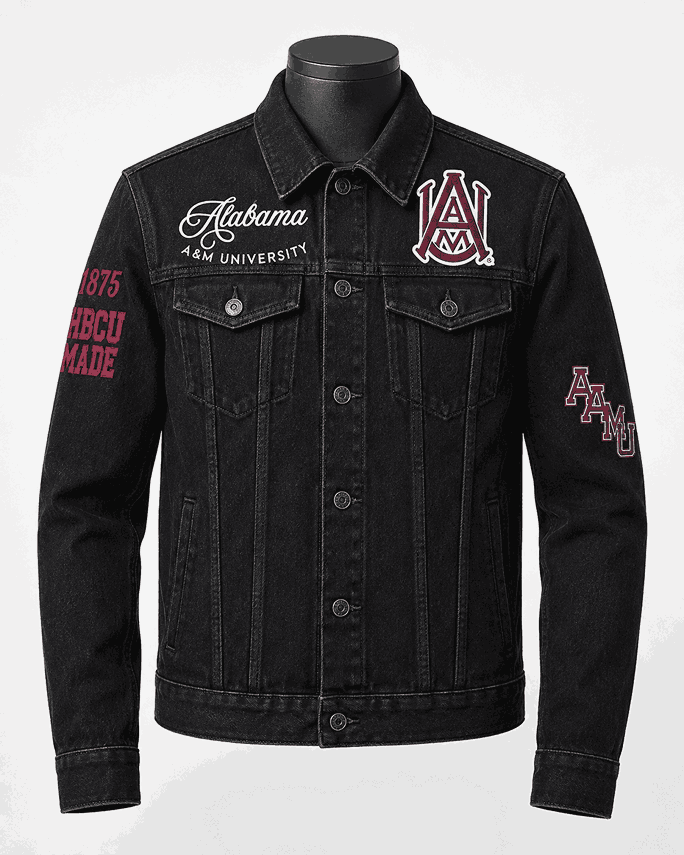 Alabama A&M University Style Denim Jacket - Unisex