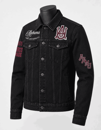 Alabama A&M University Style Denim Jacket - Unisex