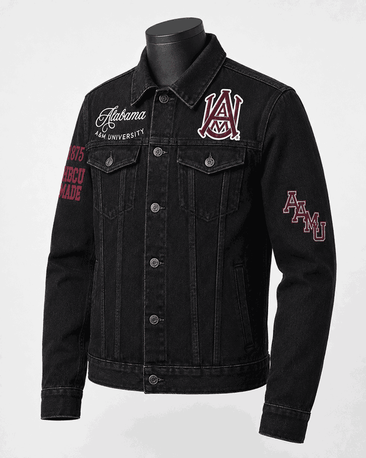 Alabama A&M University Style Denim Jacket - Unisex