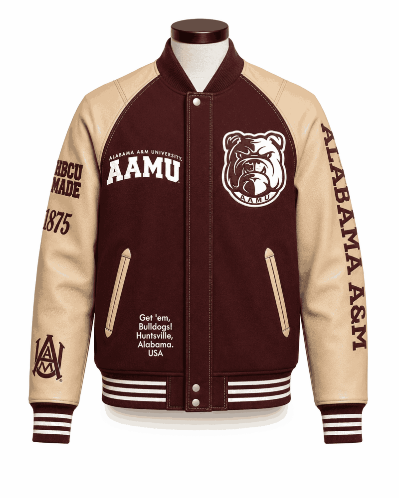 Alabama A&M University Style Varsity Jacket - Unisex