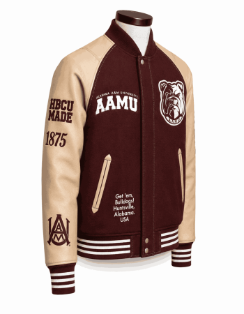 Alabama A&M University Style Varsity Jacket - Unisex