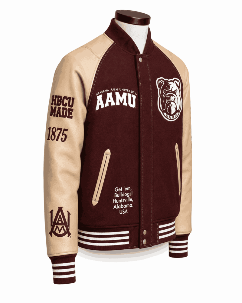 Alabama A&M University Style Varsity Jacket - Unisex