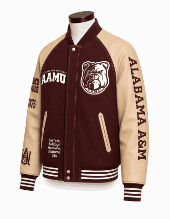 Alabama A&M University Style Varsity Jacket - Unisex