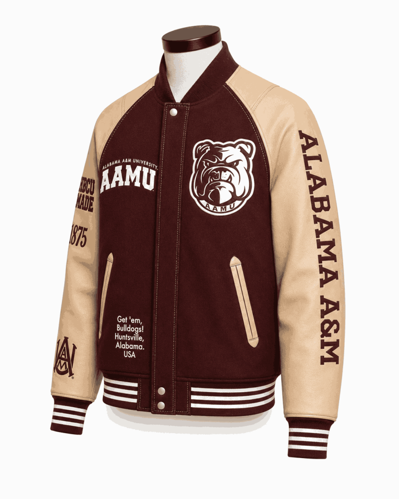 Alabama A&M University Style Varsity Jacket - Unisex