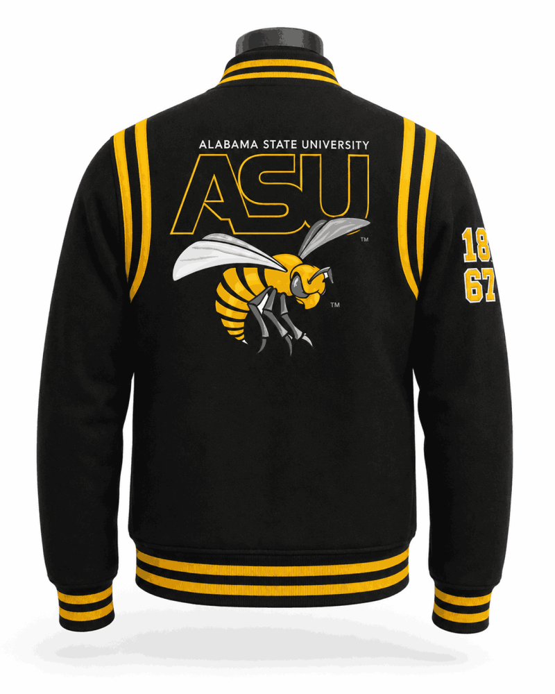 Alabama State Style Varsity Wool Jacket - Unisex