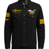 Alabama State University Style Black Denim Jacket - Unisex