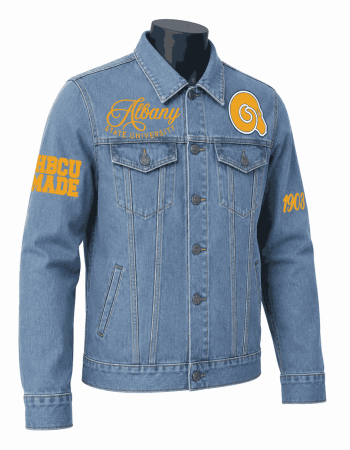 Albany State University Style Denim Jacket - Unisex