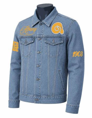 Albany State University Style Denim Jacket - Unisex