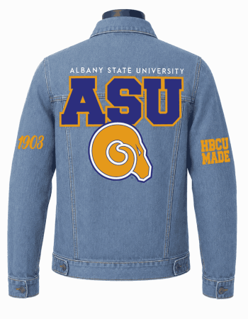 Albany State University Style Denim Jacket - Unisex