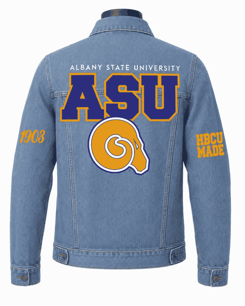 Albany State University Style Denim Jacket - Unisex
