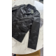 AllSaints Hunter Blazer Black Leather Jacket