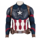 Avenger Endgame Captain America Blue Leather Jacket