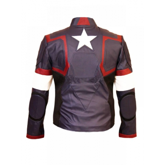 Avengers 2 Age of Ultron :Chris Evans Captain America Leather Jacket