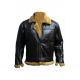 Aviator B3 Ginger Shearling Fly Sheep Bomber Leather Jacket