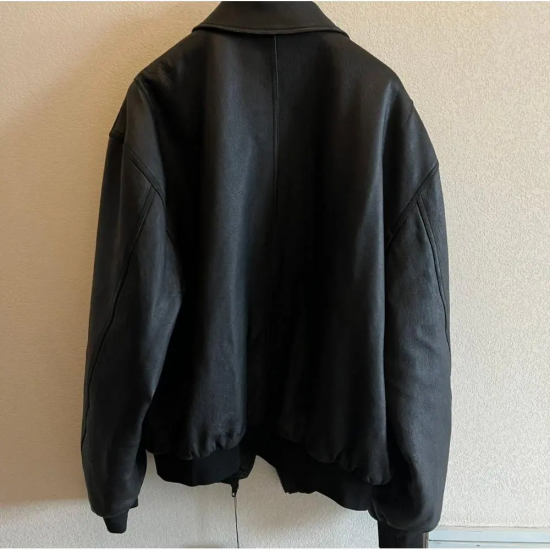 Balenciaga Sporty Men's Black leather jacket