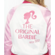 Barbie x Unique Vintage Pink Satin Bomber Jacket