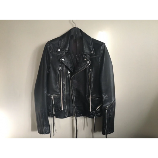 Bed JW Ford Distressed Michelle Biker Jacket