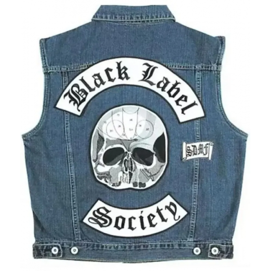 Black Label Society Ozzy Jeans Vest