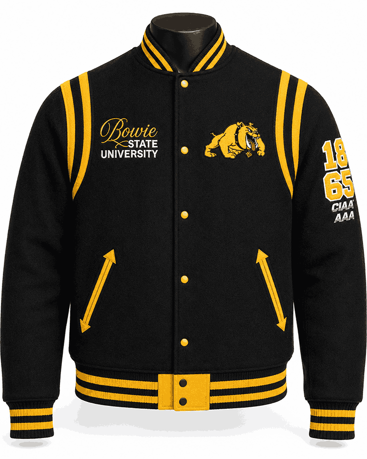 Bowie State University Style Varsity Jacket - Unisex