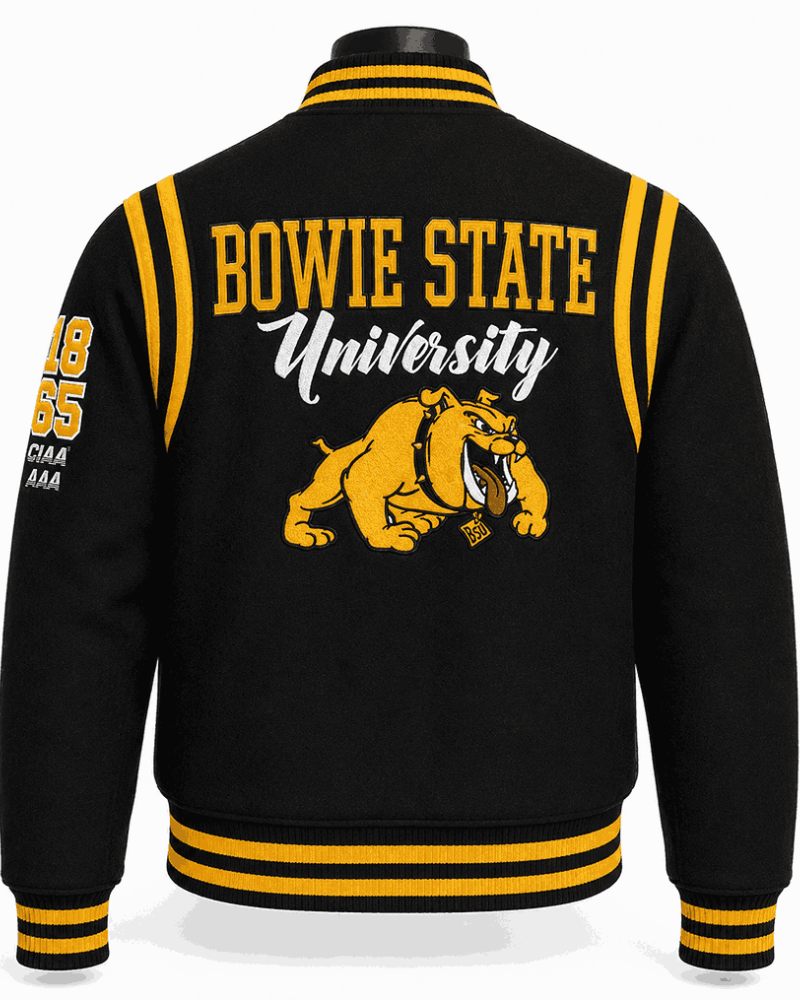 Bowie State University Style Varsity Jacket - Unisex