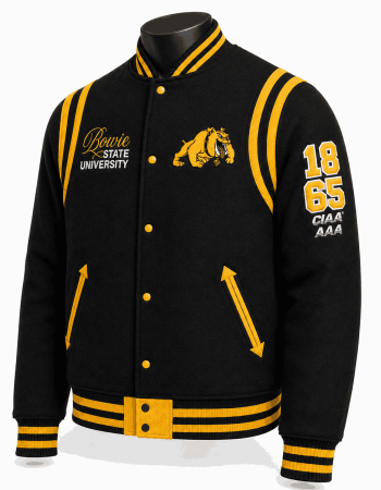 Bowie State University Style Varsity Jacket - Unisex