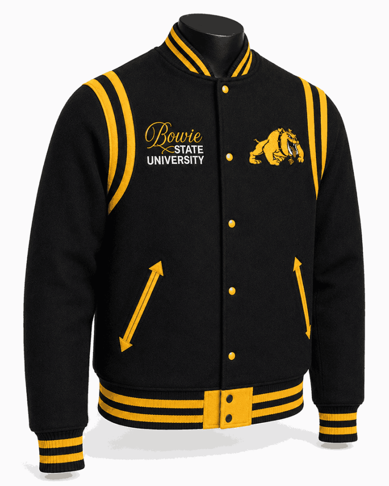 Bowie State University Style Varsity Jacket - Unisex