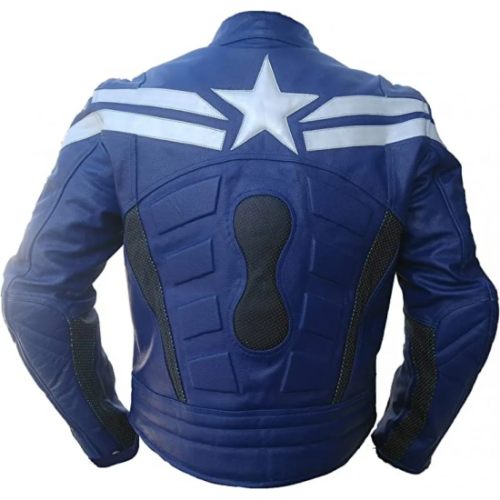 Captain America The Winter Soldier Chris Evans Leather Jacket