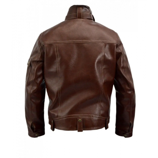 Chad Gangsters Kingdom Spade IV Leather Jacket