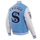 Chicago White Sox Retro Classic Blue Wool Varsity Jacket
