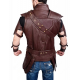 Chris Hemsworth Thor Ragnarok Brown Leather Vest with Removable Belts