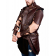 Chris Hemsworth Thor Ragnarok Brown Leather Vest with Removable Belts