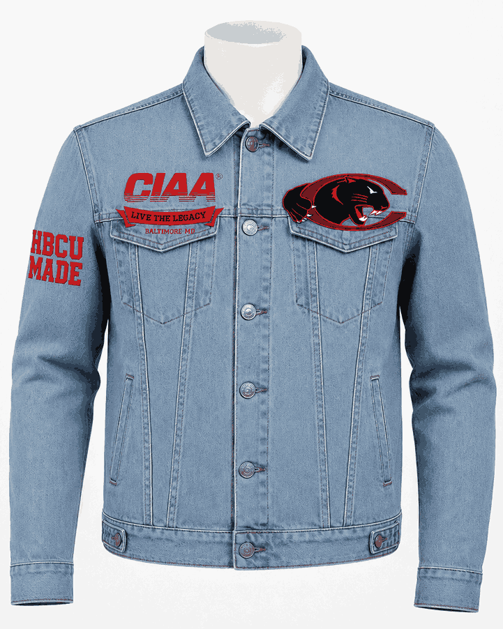 Claflin University Style Denim Jacket - Unisex Claflin University Style Denim Jacket - Unisex