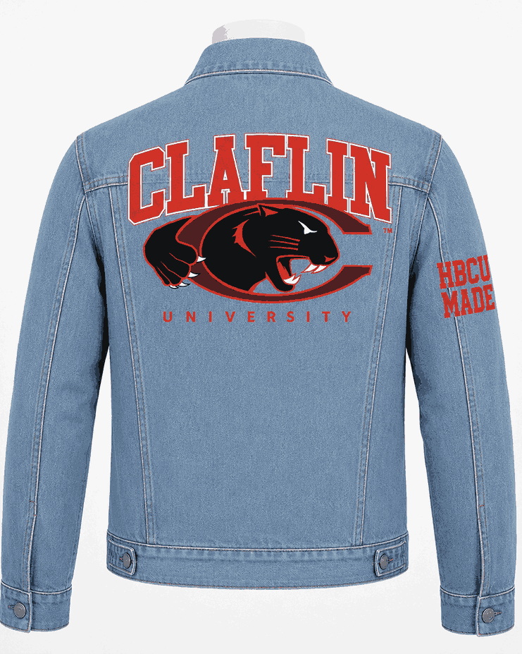 Claflin University Style Denim Jacket - Unisex Claflin University Style Denim Jacket - Unisex
