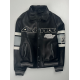 Classic Las Vegas Style Iconic Black Leather Jacket