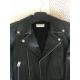 Classic Men's Black Leather Motorcycle Jacket
