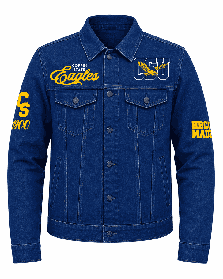 Coppin State University Style Denim Jacket - Unisex