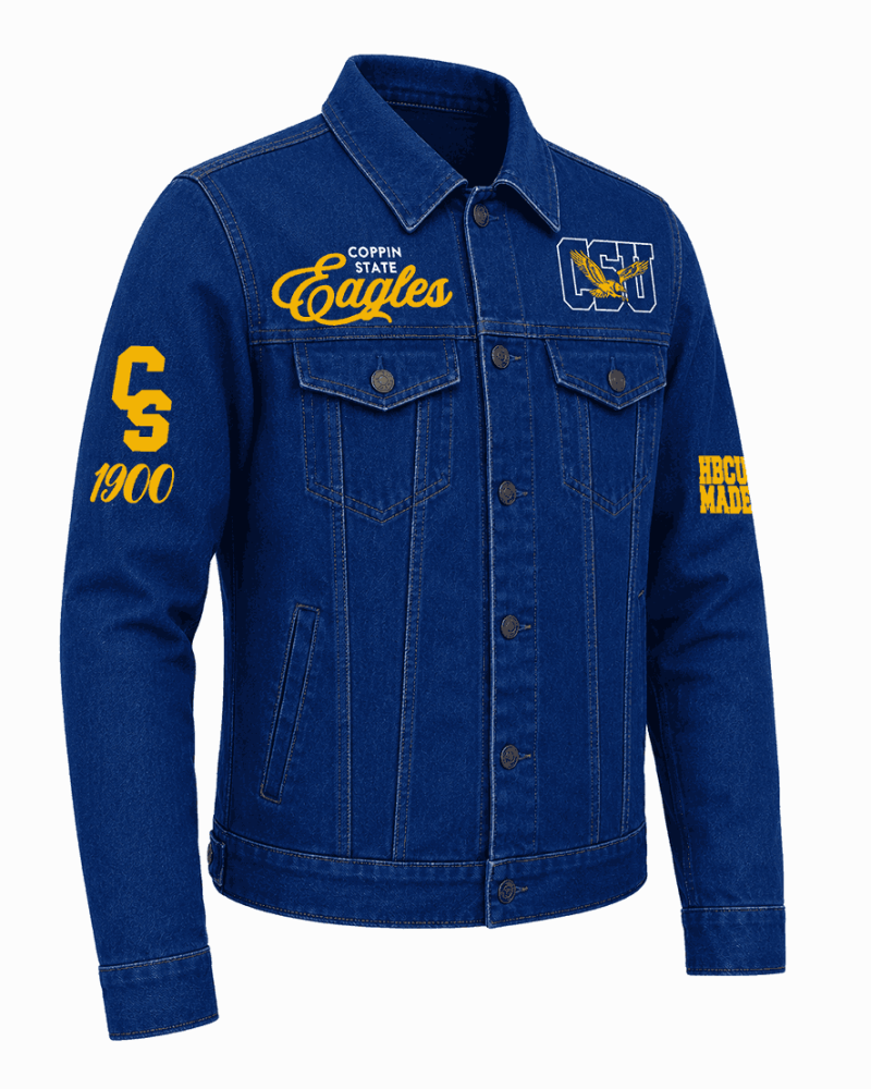 Coppin State University Style Denim Jacket - Unisex