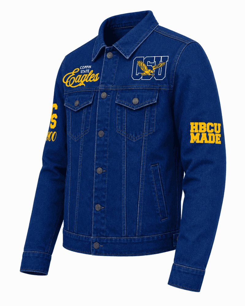 Coppin State University Style Denim Jacket - Unisex