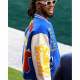 Damar Hamlin Super Bowl Blue Varsity Jacket