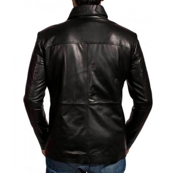 Damon Salvatore The Vampire Diaries Leather Jacket