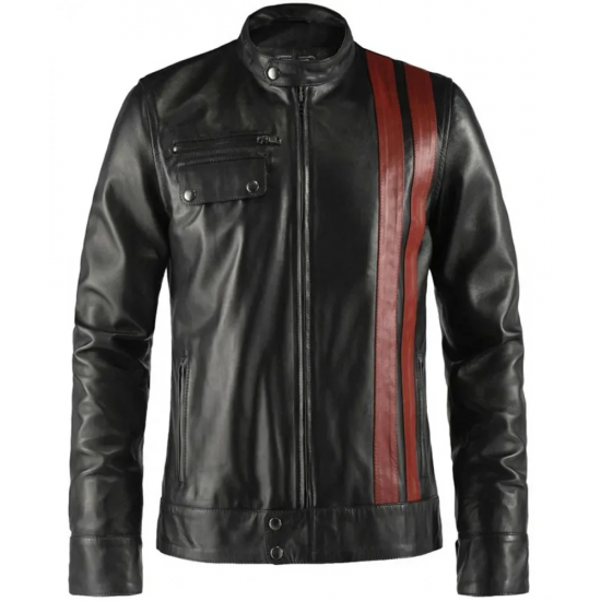 Death Race Frankenstein Biker Leather Jacket