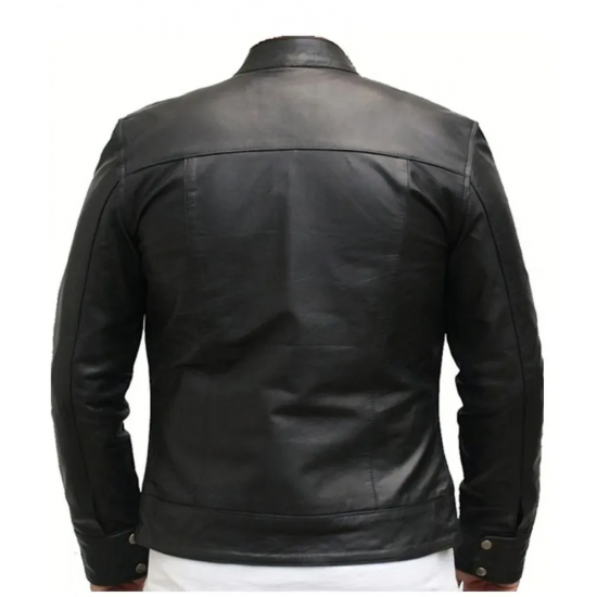 Death Race Frankenstein Biker Leather Jacket