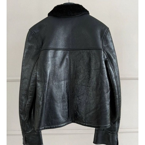 Rare AW09 Yohji Yamamoto Y's x Justin Davis Tig Ol Bitty Pin-Up Leather Jacket