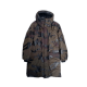 Dolce And Gabbana Runway Camo Lambskin Leather Parka Jacket