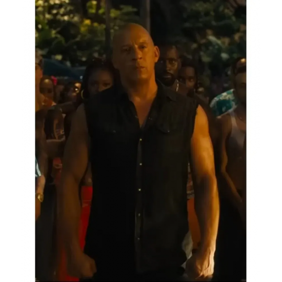 Dominic Toretto Fast X 2023 Vin Diesel Black Vest