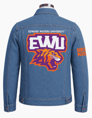 Edward Waters University Style Denim Jacket - Unisex