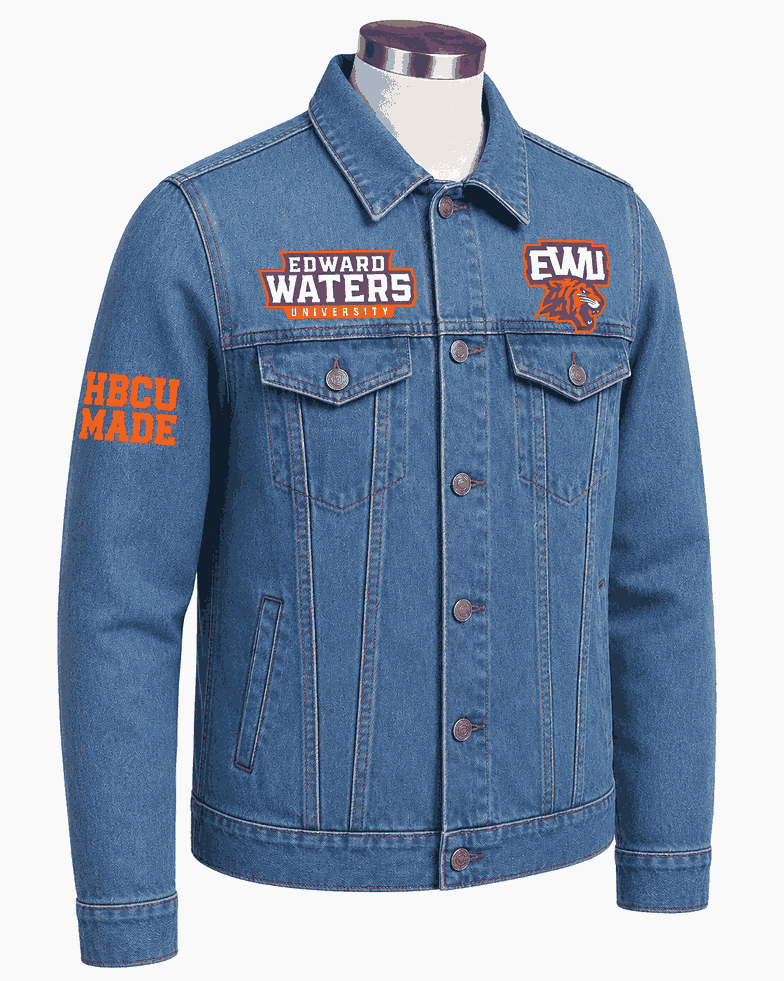 Edward Waters University Style Denim Jacket - Unisex
